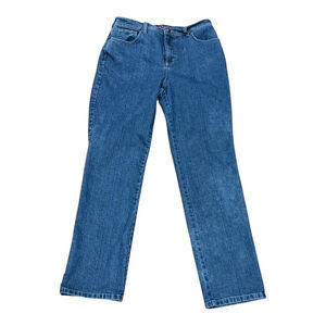 Gloria Vanderbilt Jeans Womens 8 Blue Amanda Denim Stretch Classic Tapered Missy